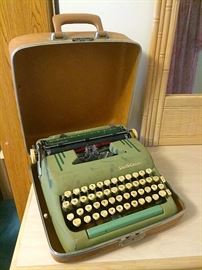 Vintage Corona Smith Typewriter with Case