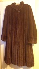 Long Mink Fur Coat