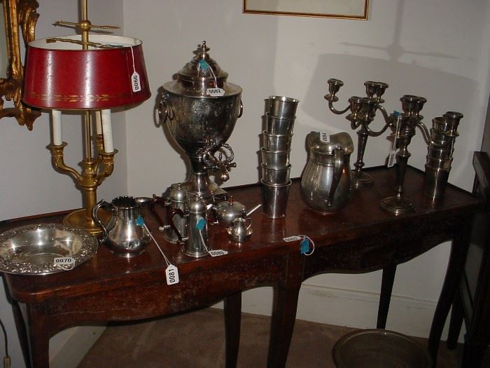 Some of the LARGE quantity of sterling silver items