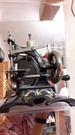 antique childs sewing machine