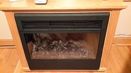 oak electric fireplace HEAT SURGE