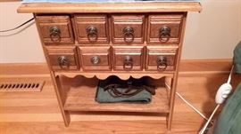 oak sewing machines drawer cabinet
