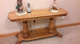 oak side table