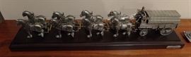 CHILMARK 1981 USA FINE PEWTER,                    ANHEUSER BUSCH CLYDESDALES