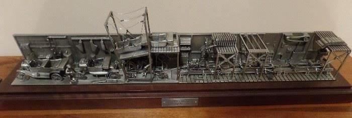 THE 1913 T ASSEMBLY LINE, USA FINE PEWTER - CHILMARK 