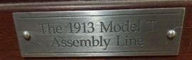 THE 1913 T ASSEMBLY LINE, USA FINE PEWTER - CHILMARK 