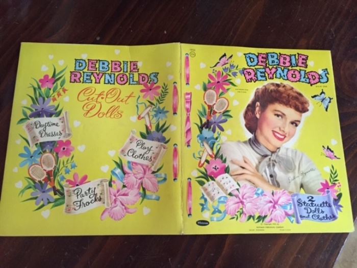 Debbie Reynolds cut out dolls cover