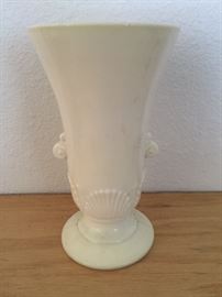 milk glass urn