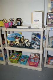 Bazooka, Motor Cycle, Gum Balls Fillers, Lucy Paper Doll, Games, Toys, Comic Books, Watches