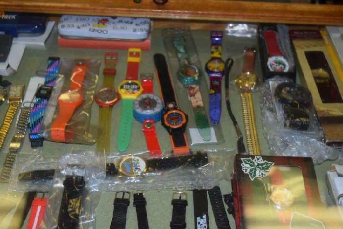 M & M Watch, Christmas Watch, Tinkerbell, Mighty Mouse, Elvis, Sport Watches