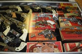 6 Shooter cap Guns, Pistols, Carson, Nicols, Hubley