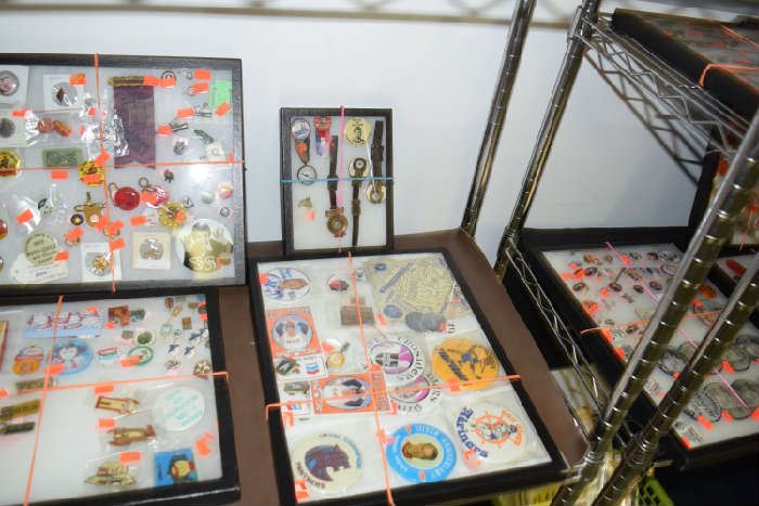 Mickey, Watch Fobs, Key Chains, Baseball Buttons