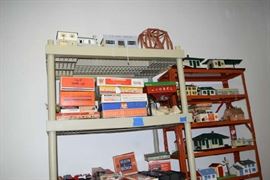 Plasticville Set, Various Train Set Buildings, Tressel