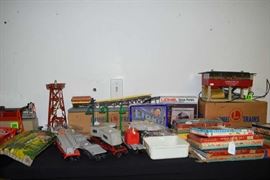 Lionel Train Items, Plasticville Homes, Town Buildings, Lionel Station, Tunnel Portals, Lights