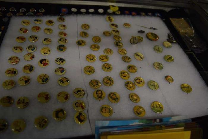 Cigarette Buttons with People and Characters