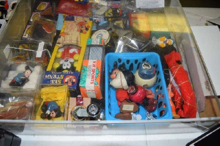 Antique Toys, Mickey and Parachute