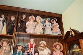 Porcelain and Antique Dolls