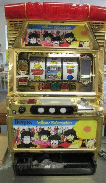 Beatles Slot Yellow Submarine Slot Machine and Tokens