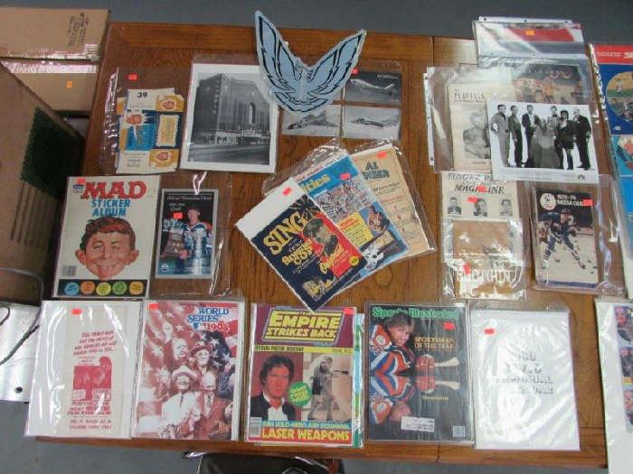 Paper Collectibles, Mad, Empire Strikes Back, Theatre Programs, Magazines, Train Station, Airplane Photos or postcards