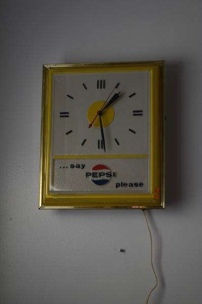 Pepsi Clock-Say Pepsi Please 1970's