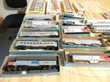 Ho Scale Model Train Cars and Locomotives