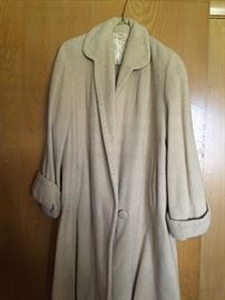 Vintage woman's 100% cashmere coat