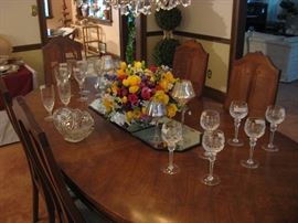 Rogaska crystal stem ware.