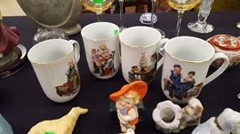 Norman Rockwell Cups