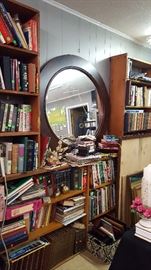 Wall Mirror, Books, Books, Books