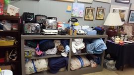 Linens, Kitchen Items, Wall Decor