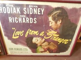 half sheet Love from a Stranger