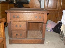 Base of an antique wash stand