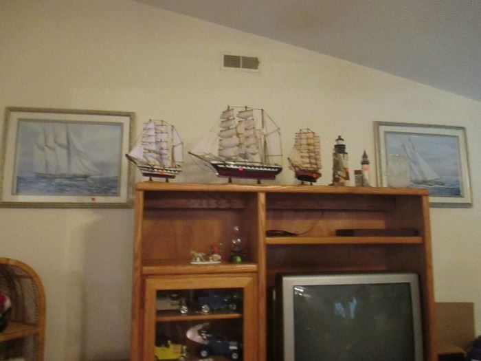 ship pictures and ship models, tv set flat screen