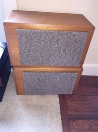 Pair of Vintage Kirksaeter Speakers hand made in Germany Monitor 101     Number 11088  circa 1970's