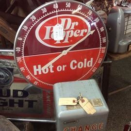 70's Dr. Pepper thermometer 