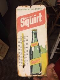 Squirt Thermometer sign