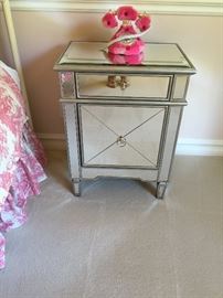 Pair, Mirrored end tables