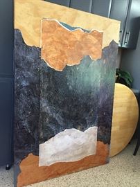 Huge! About 6 feet tall abstract oil painting