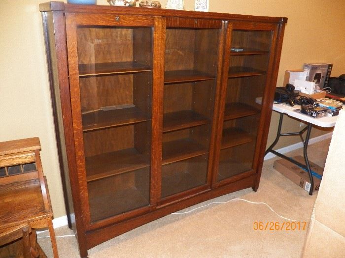 ANTIQUE LIFE TIME DISPLAY CABINET