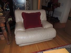 Roche Bobois leather chair