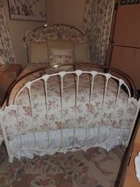 Girly bedroom furniture with Laura Ashley linens and draperies