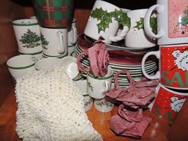 Spode Christmas tree dishes