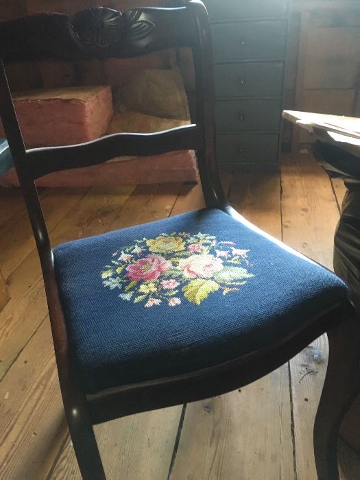 Beautiful embroidered chair