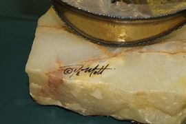 DeMott Copper Sailboat Sculpture