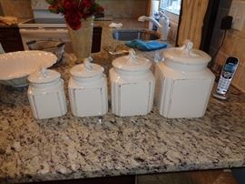 Ceramic canister set