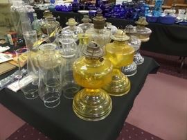 collectibles - hurricane lamps - western stoneware - bubble gum & peanut dispenser - scouting patches & books - US Air Core back pack - & other unique pieces