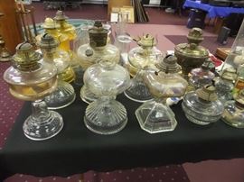 collectibles - hurricane lamps - western stoneware - bubble gum & peanut dispenser - scouting patches & books - US Air Core back pack - & other unique pieces