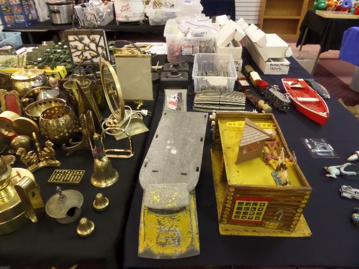copper & brass decor & collectibles & vintage toys