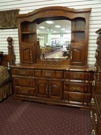 king size bed, chest, dresser & night stand - really nice all priced individually 