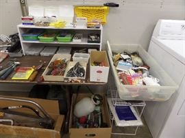 hand tools - garage fix it stuff - lawn & garden - power tools - fishing - camping  & etc. 